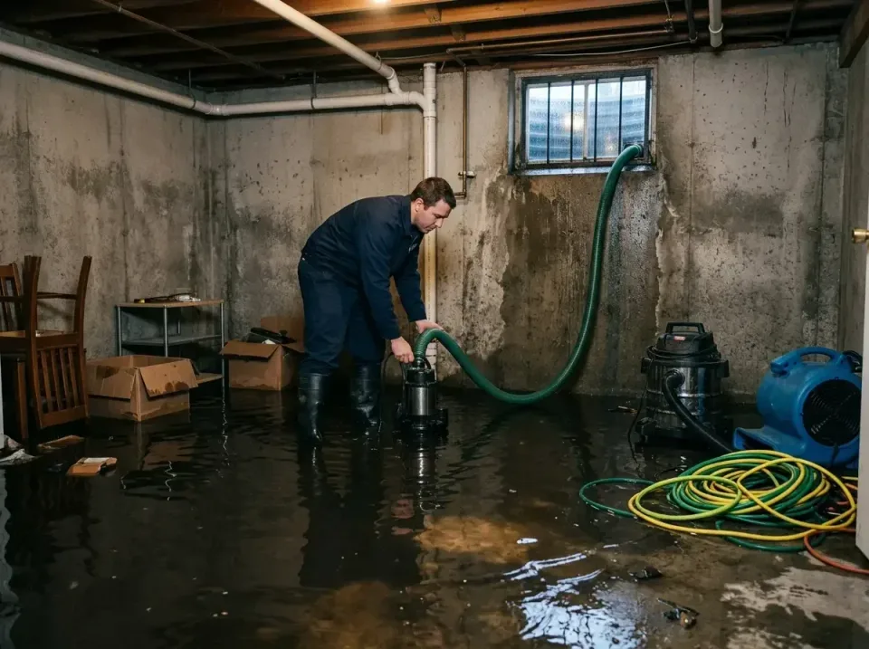 basement-flood-water-extractio-001 (1) — before and after result, Water Damage, Leak Detection & Mold Remediation Near Me in…