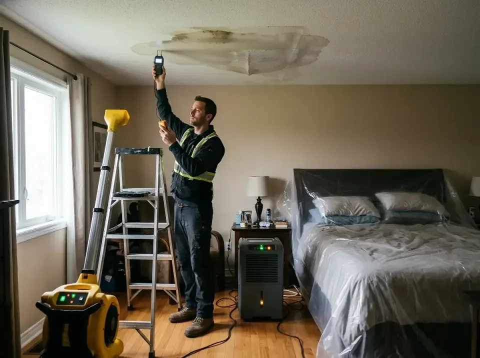 ceiling-water-damage-drying-se-005 — on-site job work, Water Damage, Leak Detection & Mold Remediation Near Me in United Sta…
