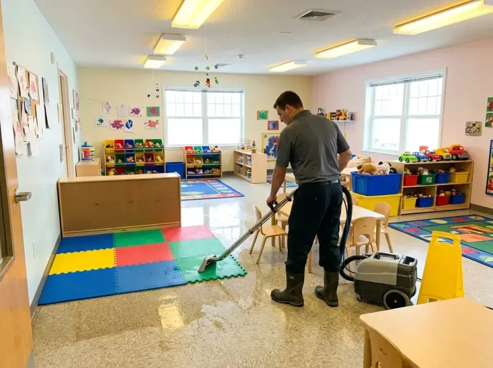 daycare-center-pipe-burst-clea-009 — project overview, Water Damage, Leak Detection & Mold Remediation Near Me in United Sta…