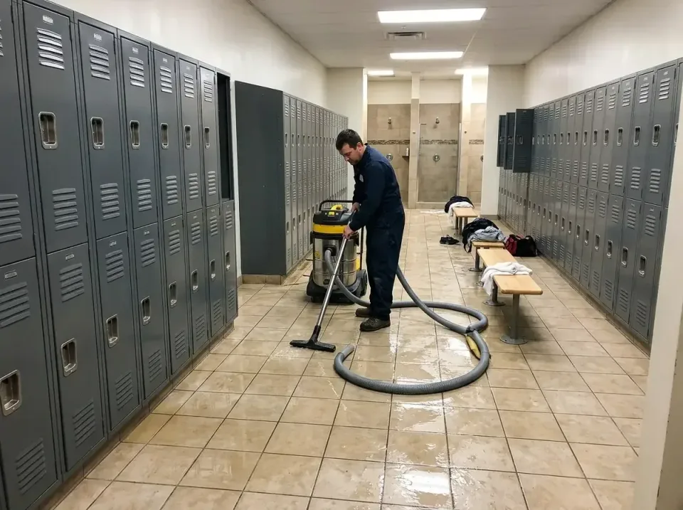 gym-locker-room-pipe-burst-a-w-006 — client result, Water Damage, Leak Detection & Mold Remediation Near Me in United States