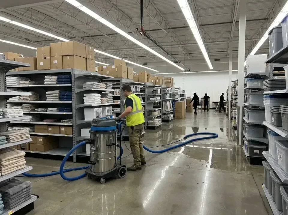 retail-store-flooded-from-pipe-009 — featured hero banner, Water Damage, Leak Detection & Mold Remediation Near Me in United…